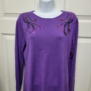 Bob Mackie Sequined Sweater